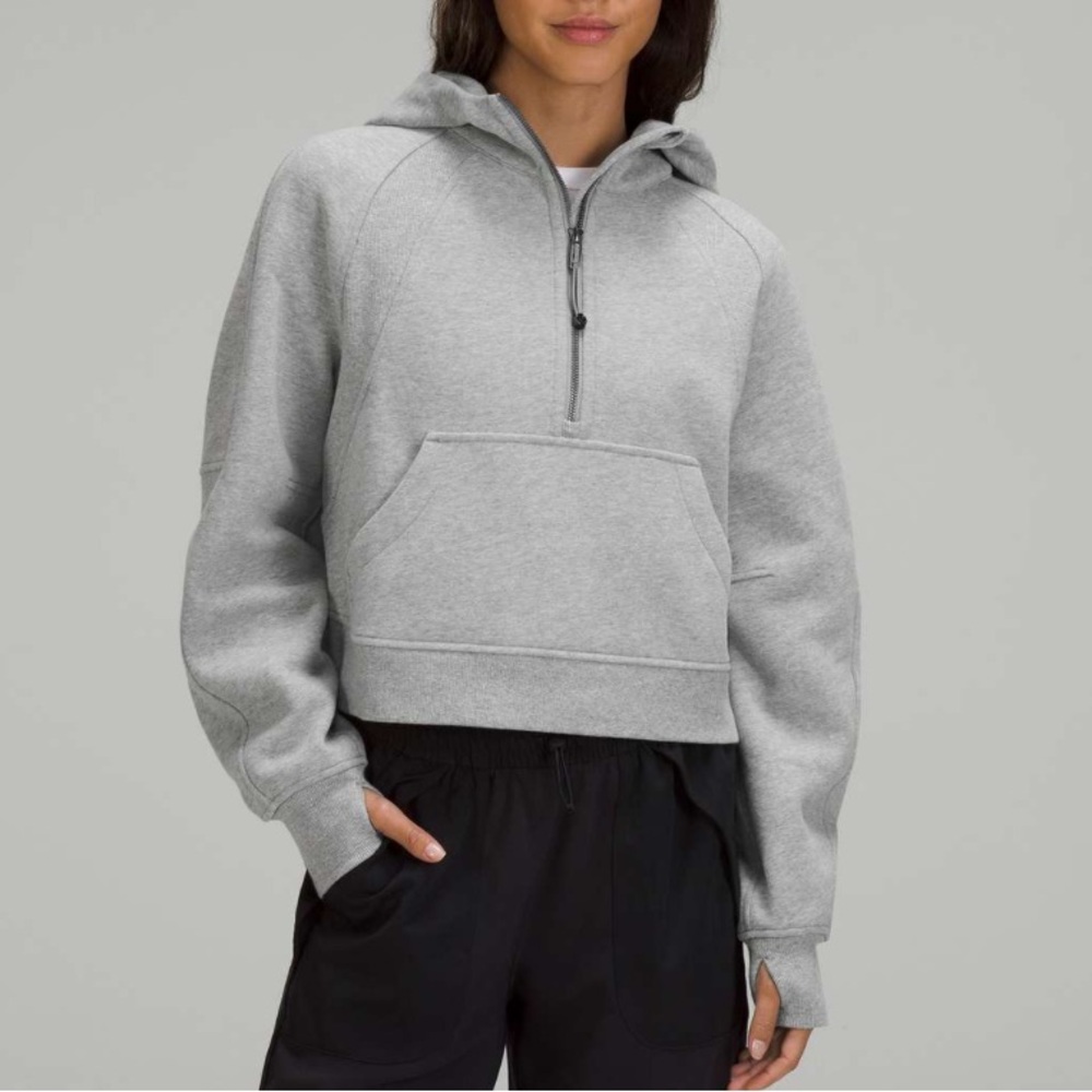 Lululemon scuba oversized half-zip hoodie in Grey